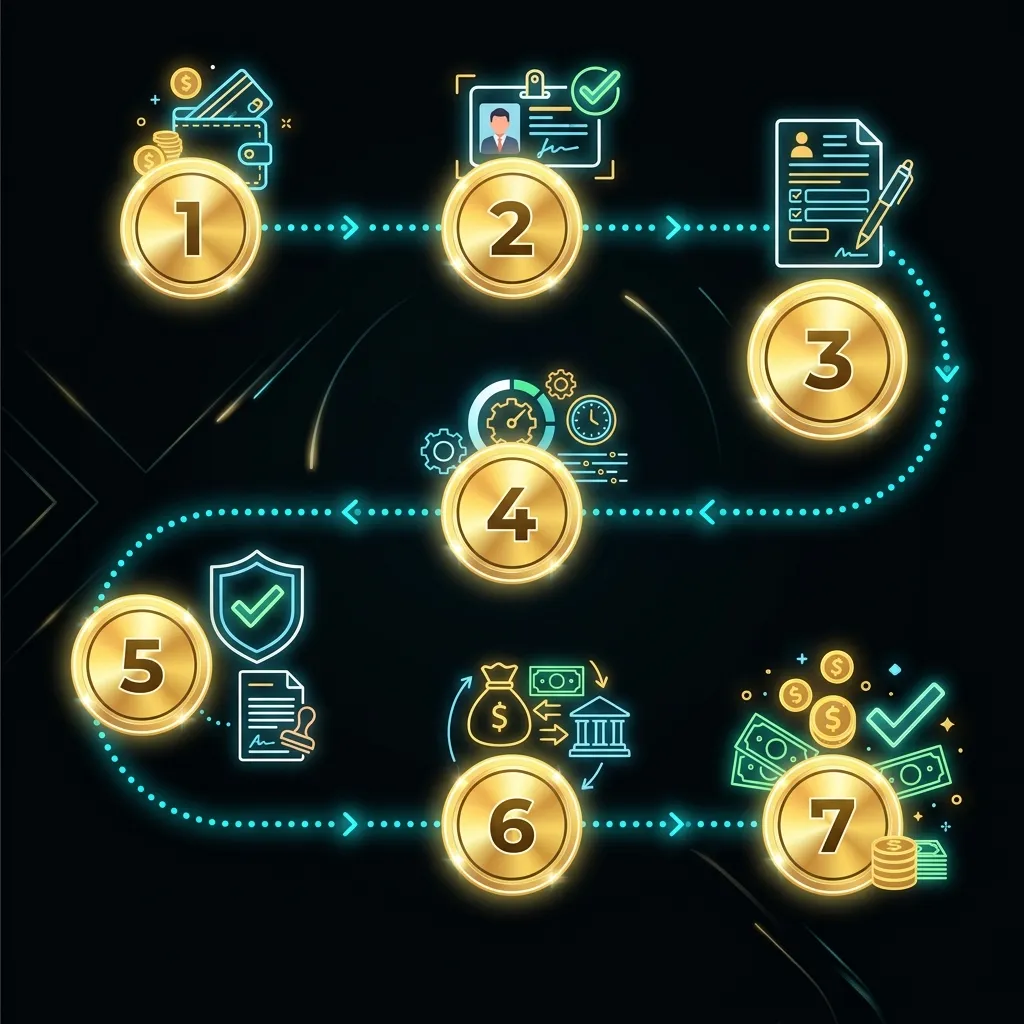 Withdrawal process steps